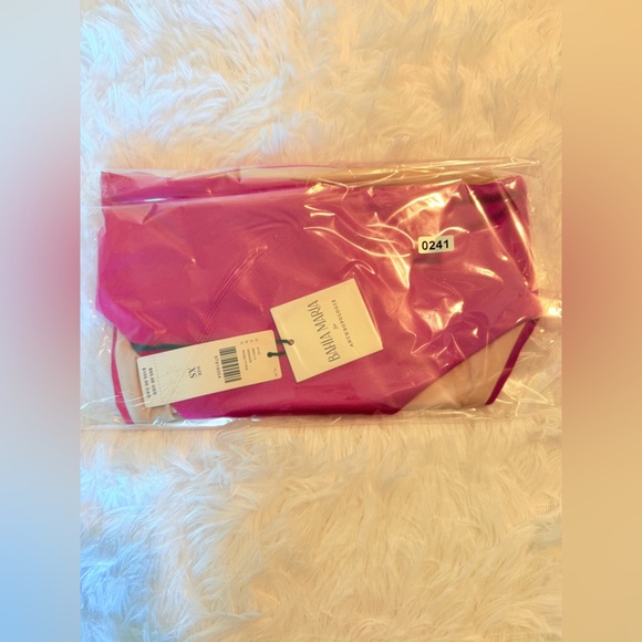 Bahia Maria x Anthropologie High-Waisted Bikini Bottoms | Pink Fuchsia | XS NWT - Picture 13 of 14